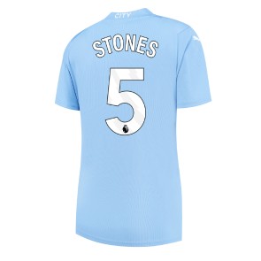 Manchester City John Stones #5 Hemmatröja Kvinnor 2023-24 Kortärmad